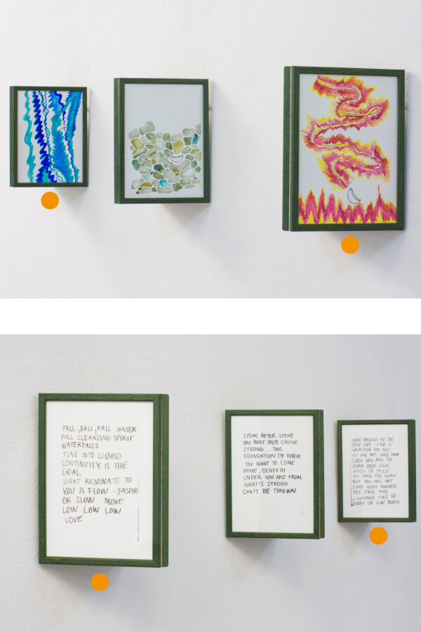 Denisa Kollárová a Nina Fránková, Fire Garlic Protection a Water Garlic Protection, vyvolávací cena 2 000,- za dílo